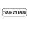Nevs 7 Grain Lite Bread Label 1/2" x 1-1/2" DIET-203 - alternate 1